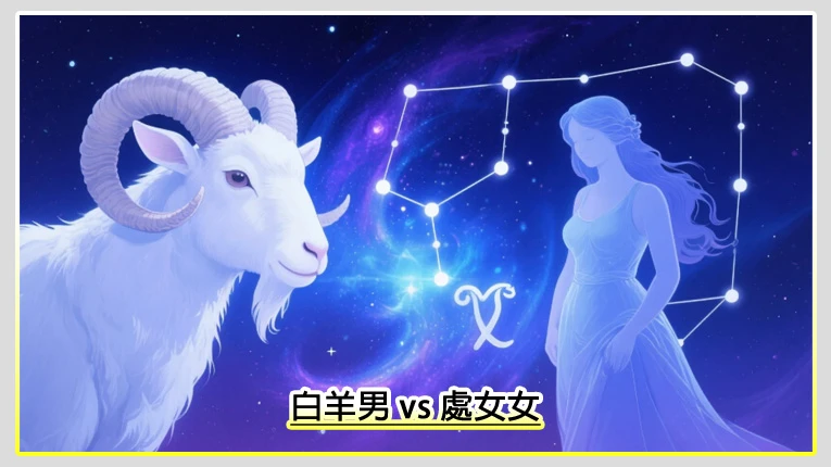 白羊男 vs 處女女：天生不對盤？愛得很清醒卻超心累的星座組合