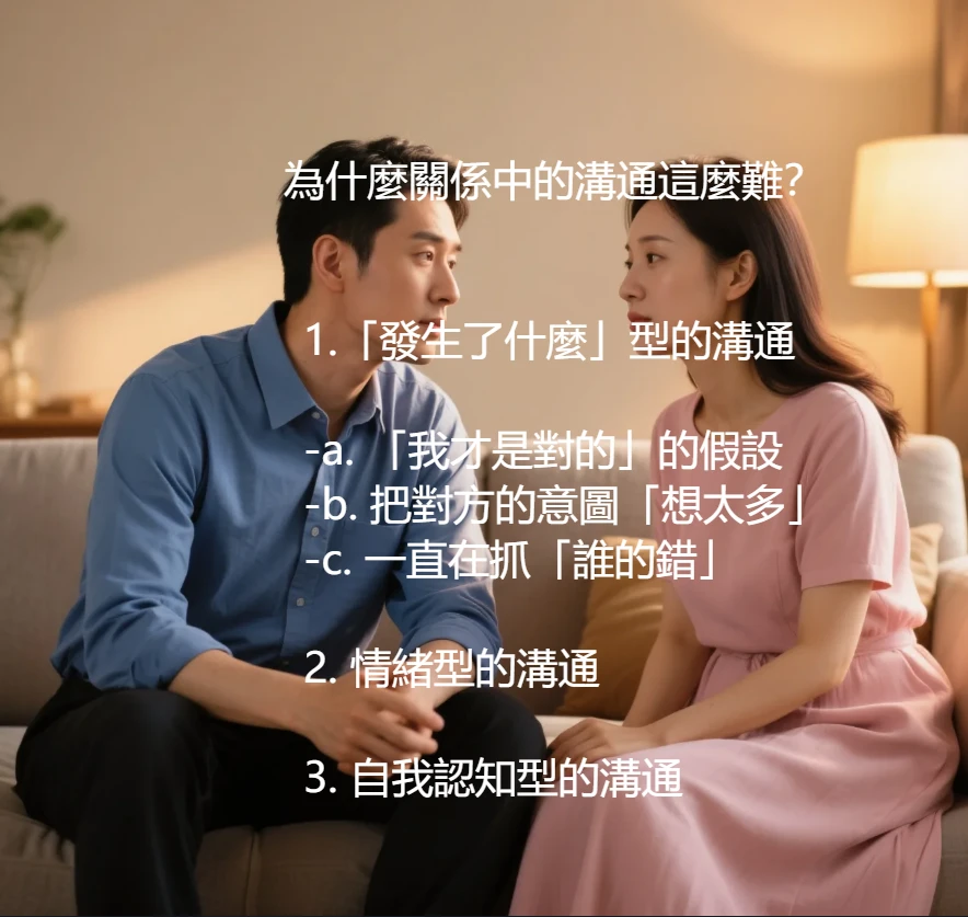 為什麼關係中的溝通這麼難？