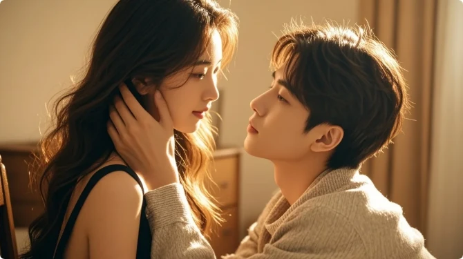 輕輕撫妳的頭髮，是最寵溺的愛意