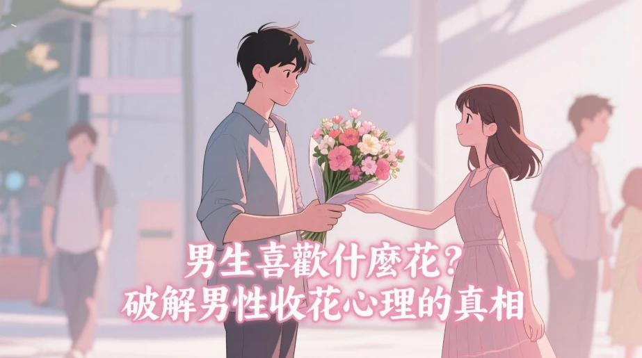 男生喜歡什麼花？破解男性收花心理的真相