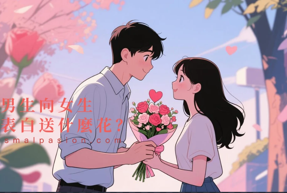 男生向女生表白送什麼花?